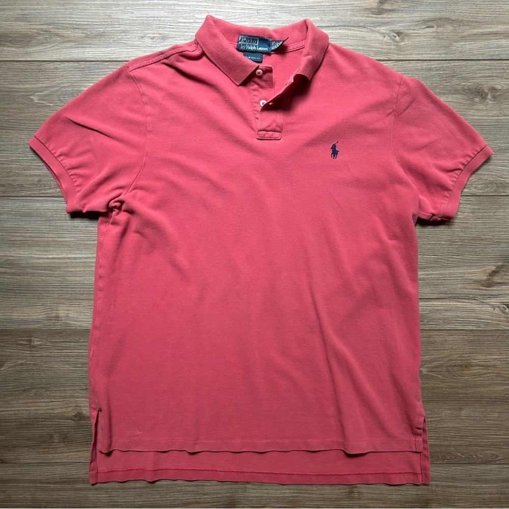 Polo by Ralph Lauren | Custom Fit Polo in Nantucket Red (X-Large)